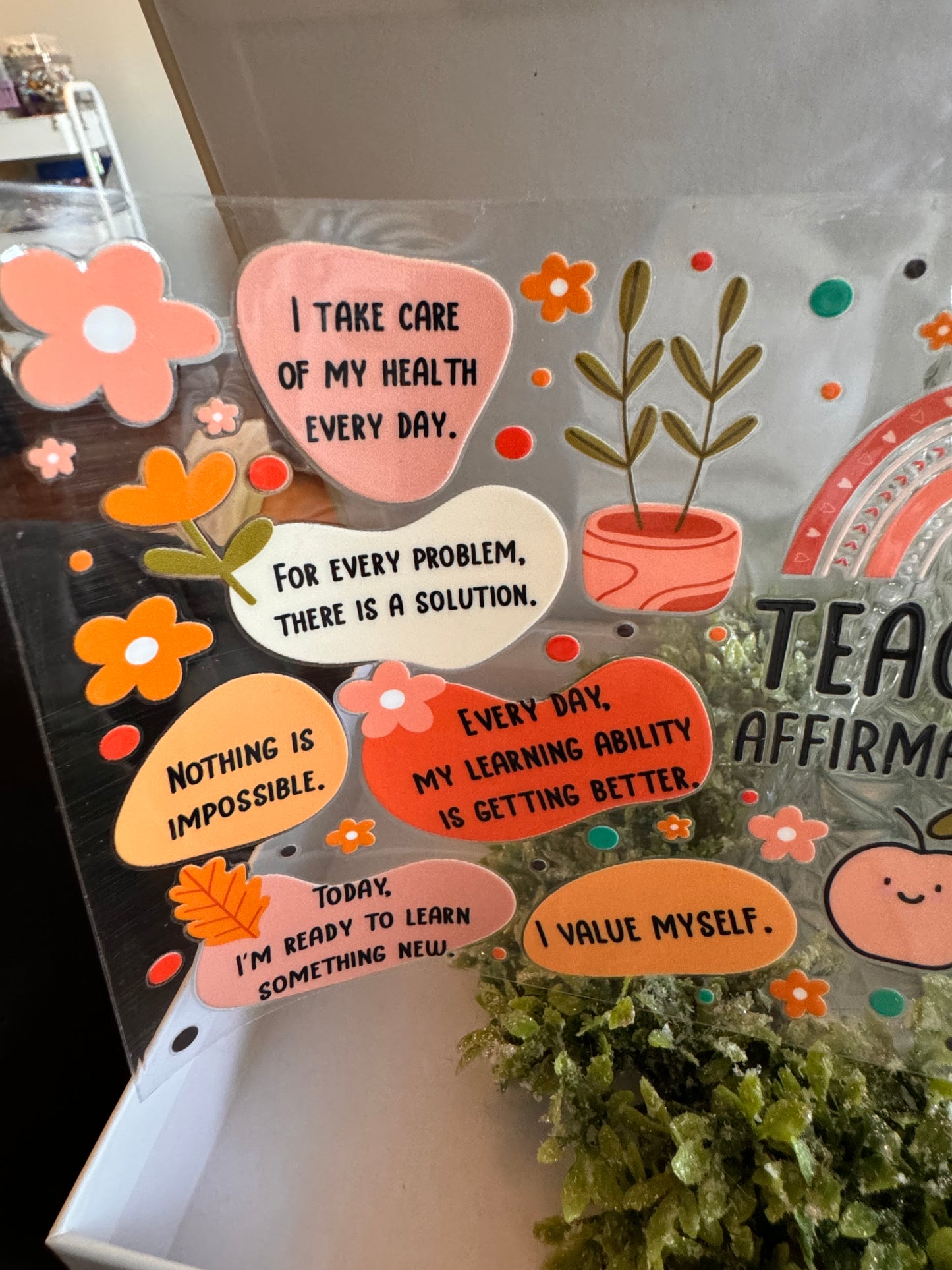 Teacher Affirmations Cup Wrap