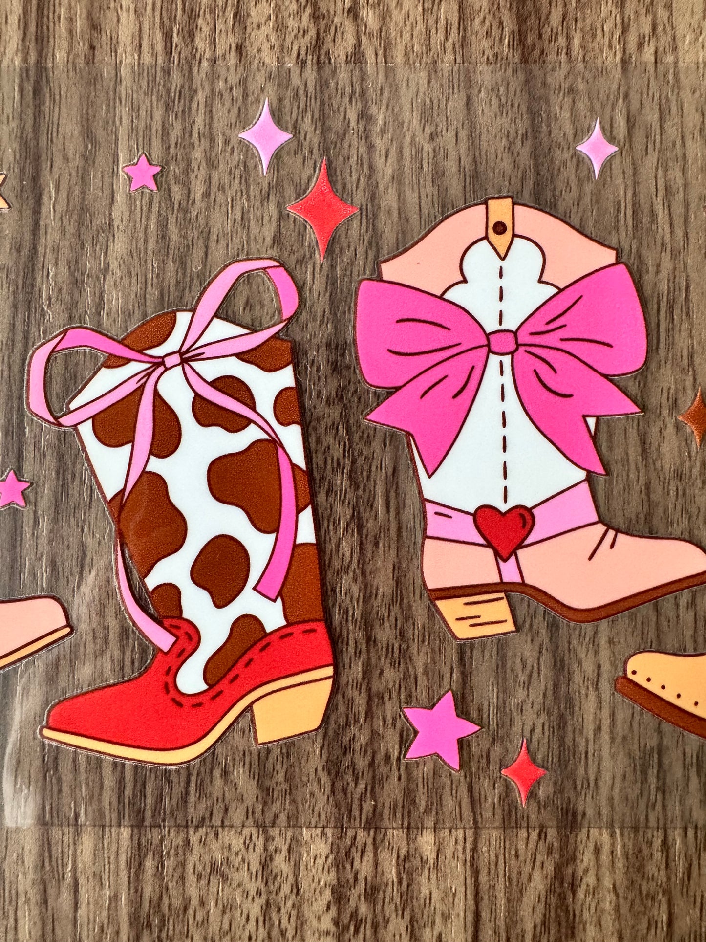 Girly Cowgirl Boots Cup Wrap