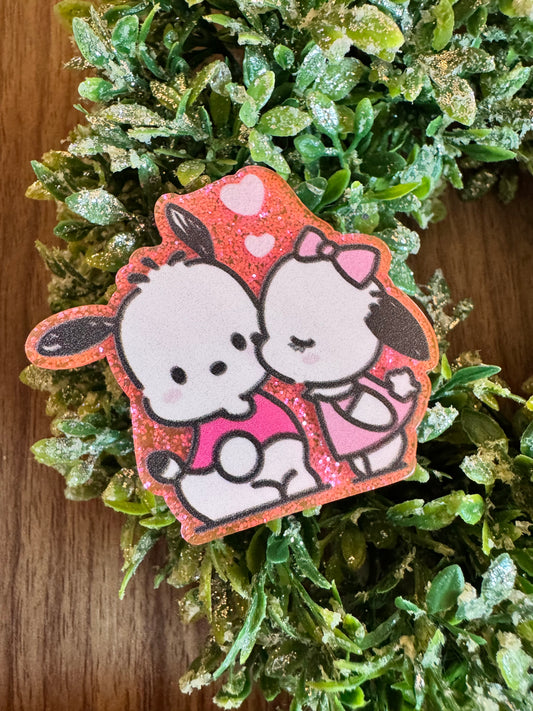 White Kawaii Love Acrylic