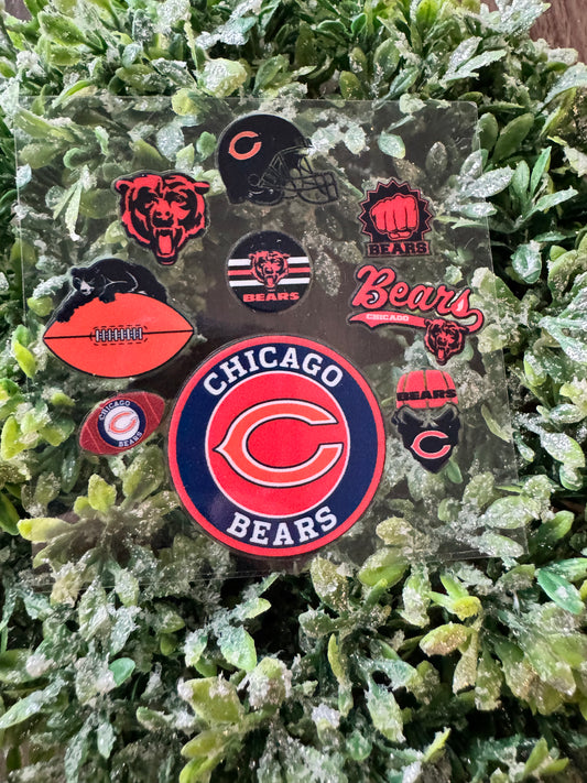 Chicago Football Circle Decal