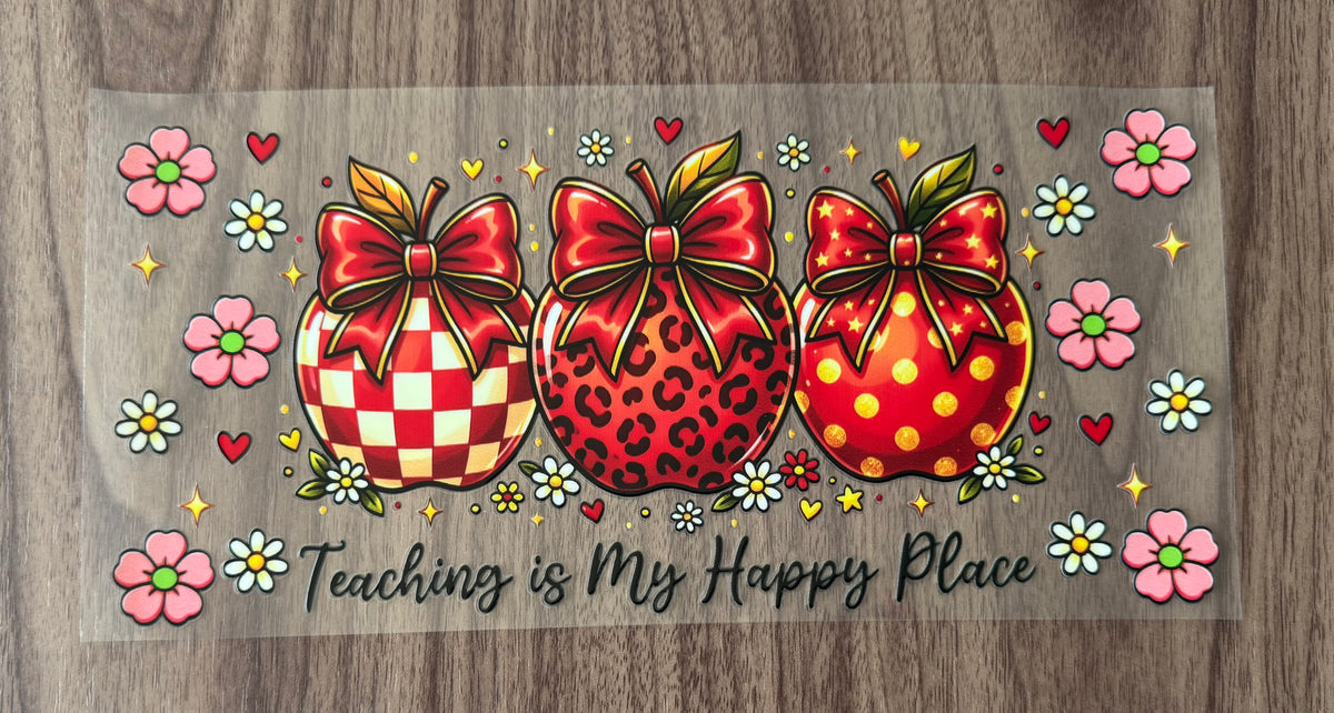 Teacher Apples Cup Wrap
