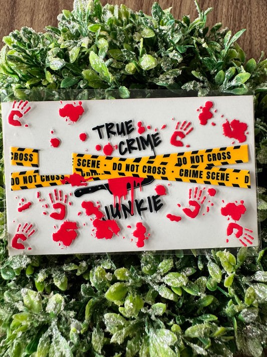 True Crime Junkie Card Wrap