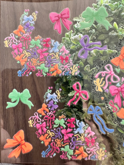 Colorful Bows Bunny Cup Wrap