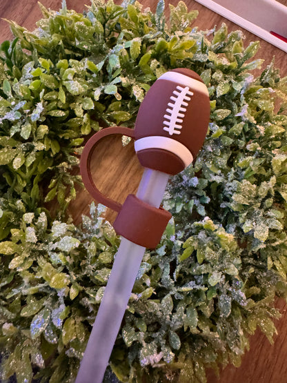 Football Straw Topper