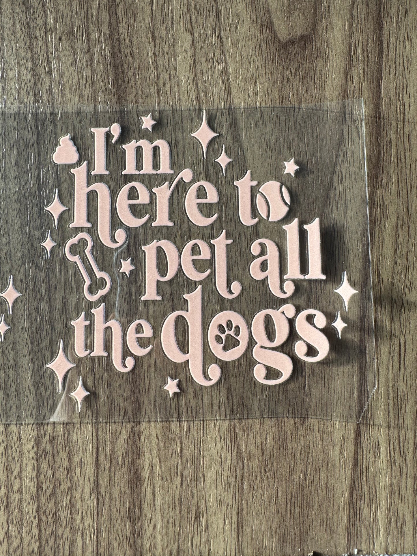 Pet All The Dogs Decal Sheet