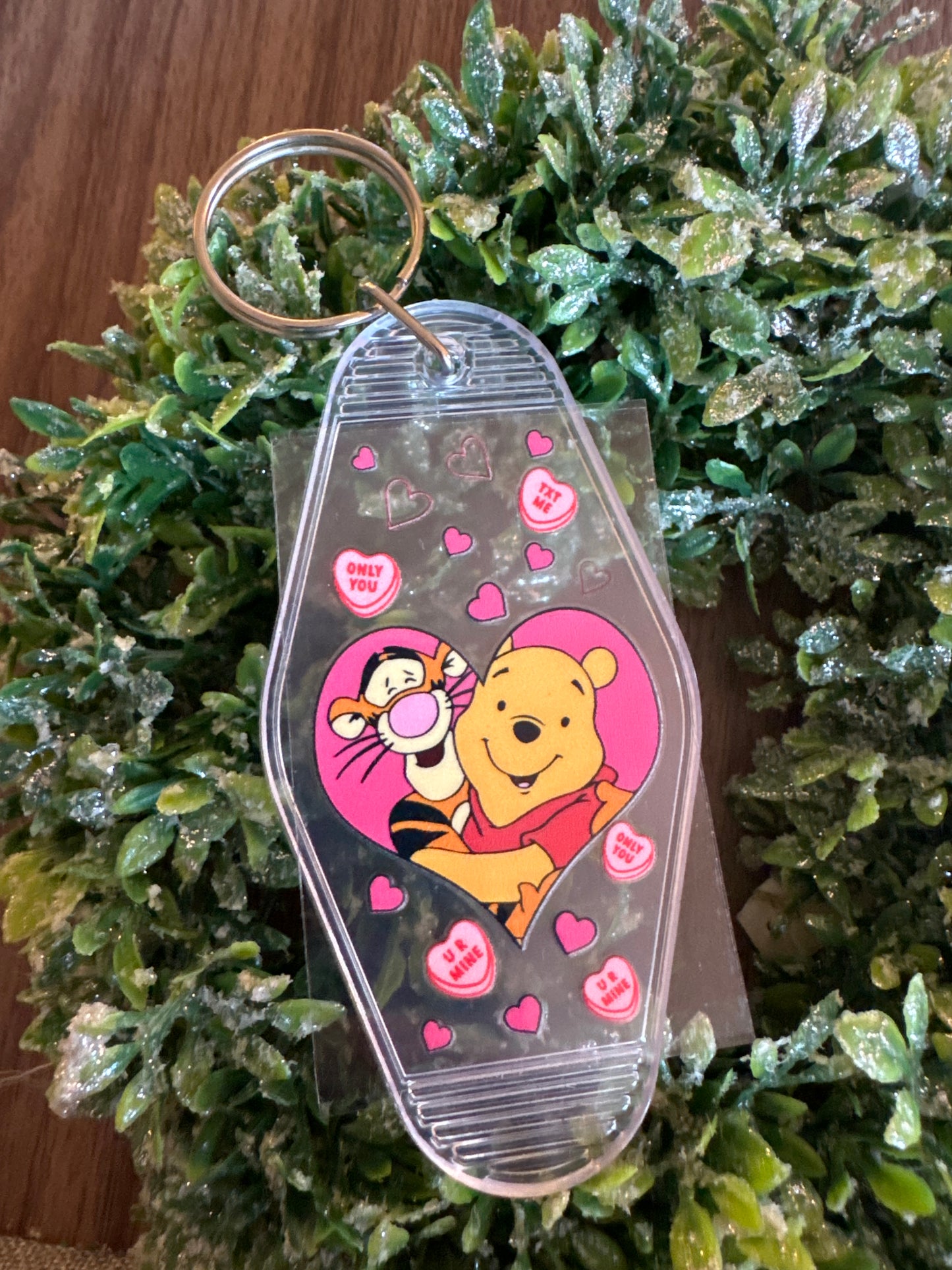 Pooh & Tigger Keychain Decal