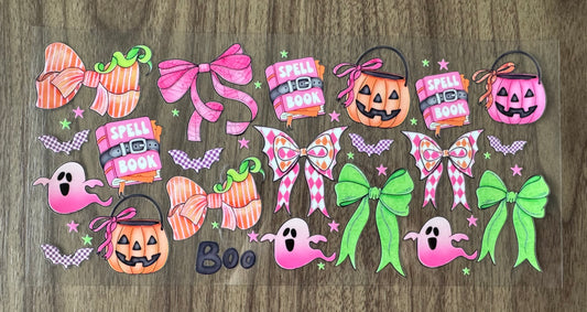 Bright Halloween Cup Wrap