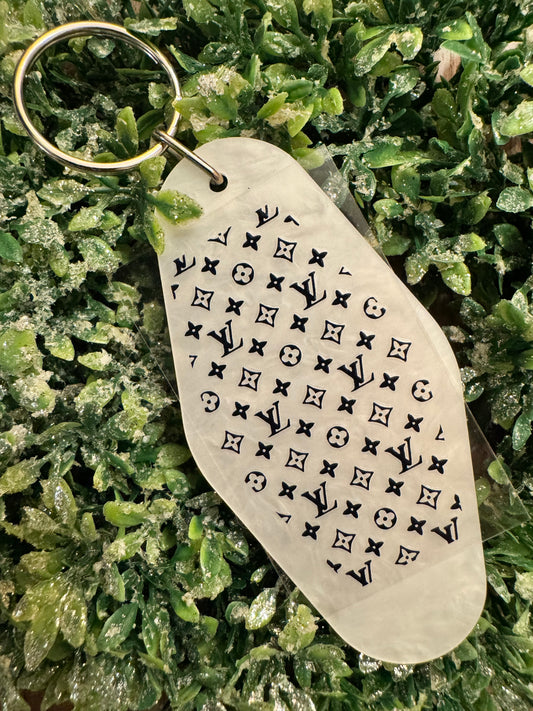 Black Loo Boujee Keychain Decal