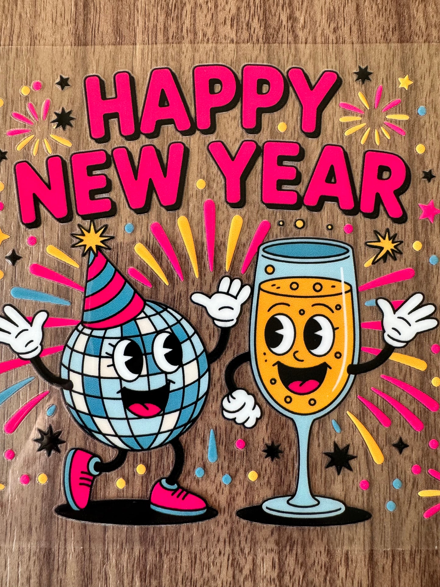 Happy New Year Cup Wrap