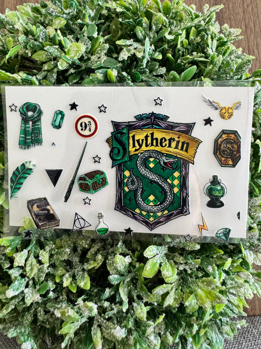 Green Wizard House Card Wrap