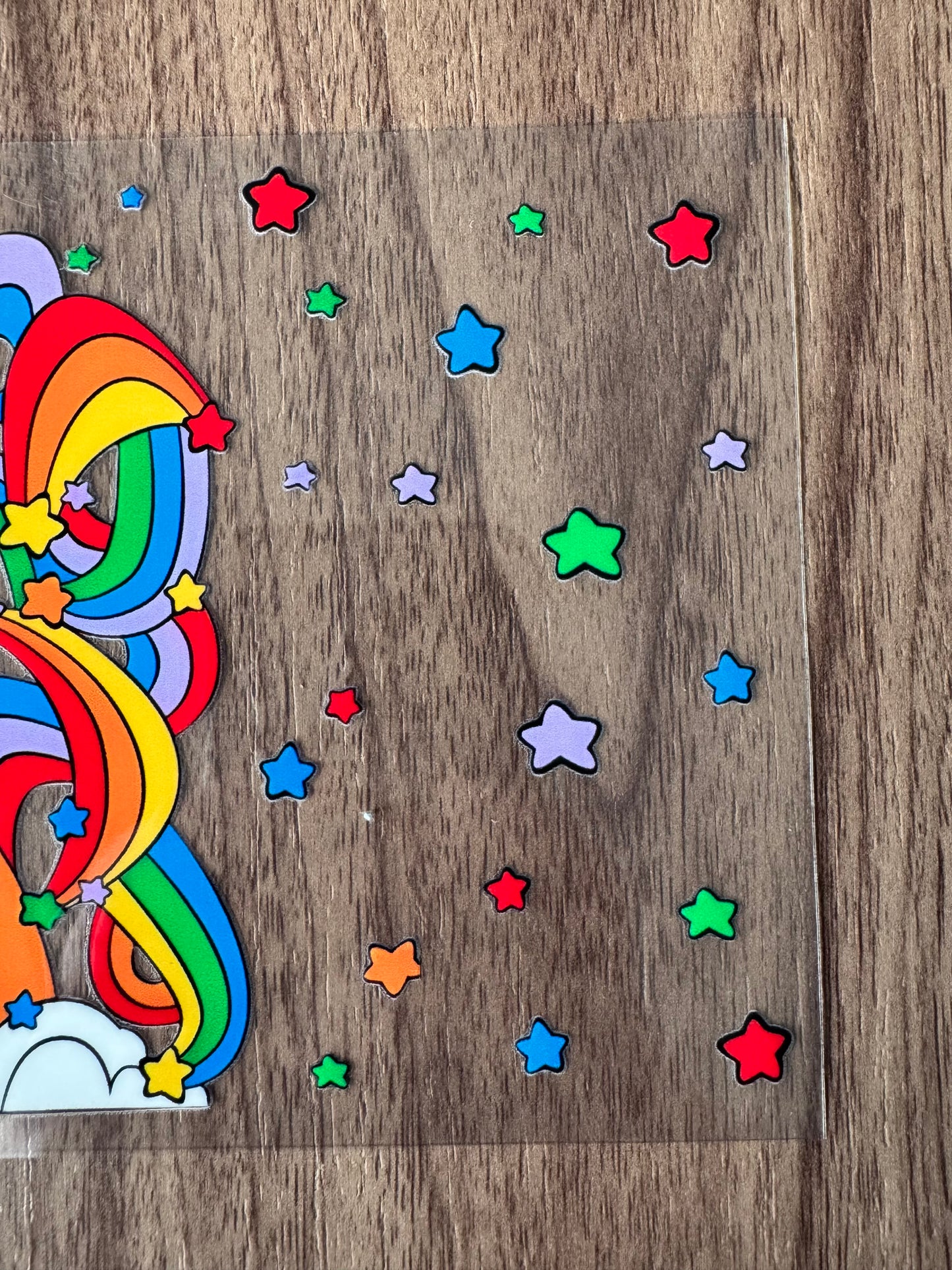 Sliding Rainbow Girl Cup Wrap