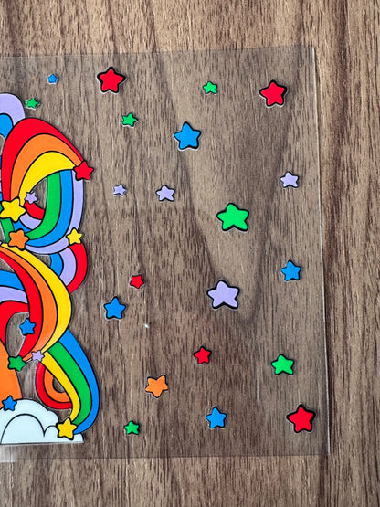 Sliding Rainbow Girl Cup Wrap