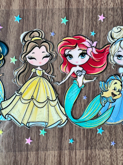 Cute Princesses Cup Wrap