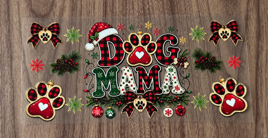 Holiday Dog Mama Cup Wrap