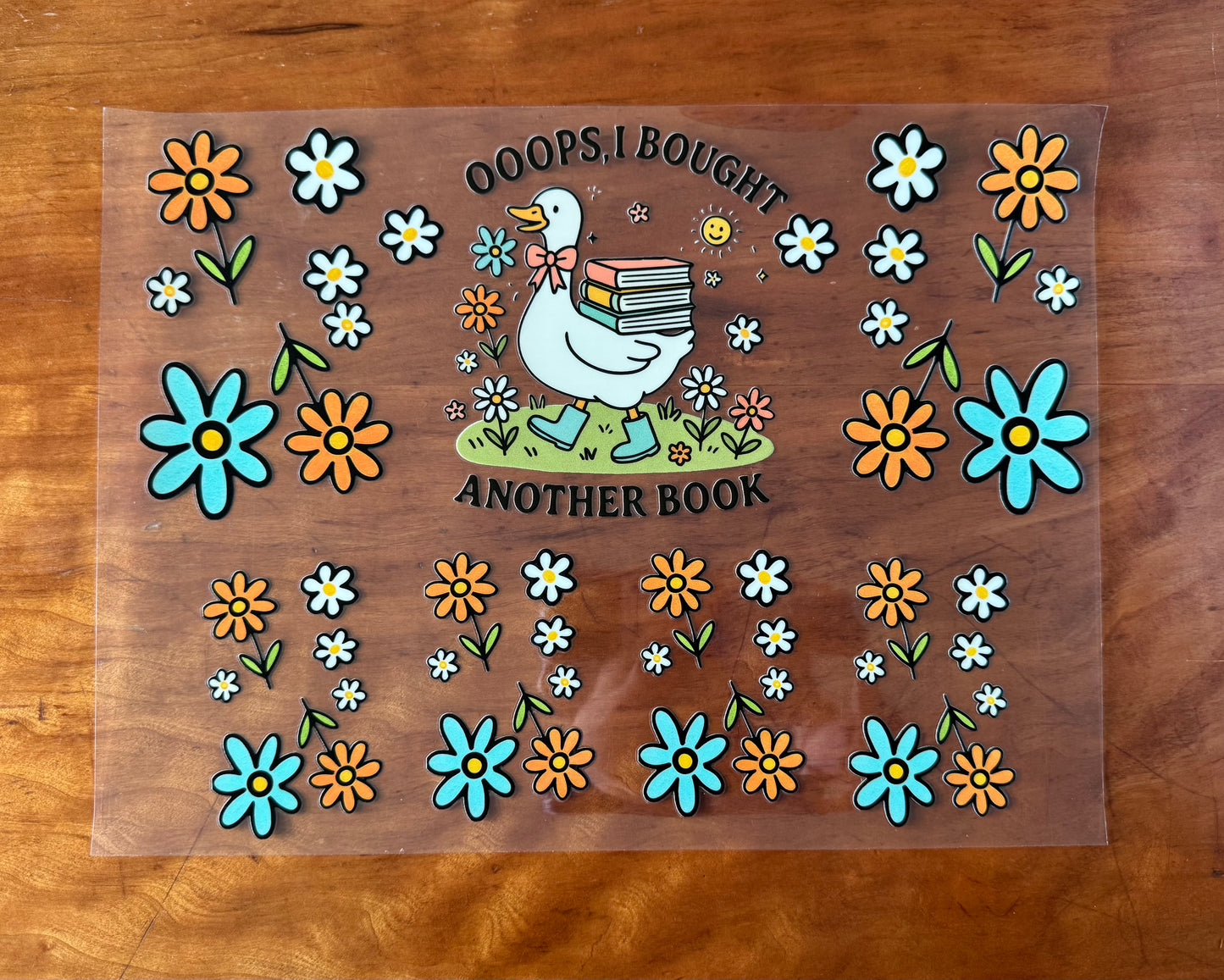 Goose Bought Books Cup Wrap