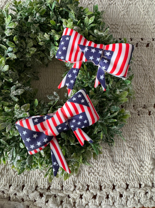 American Flag Bow Focal