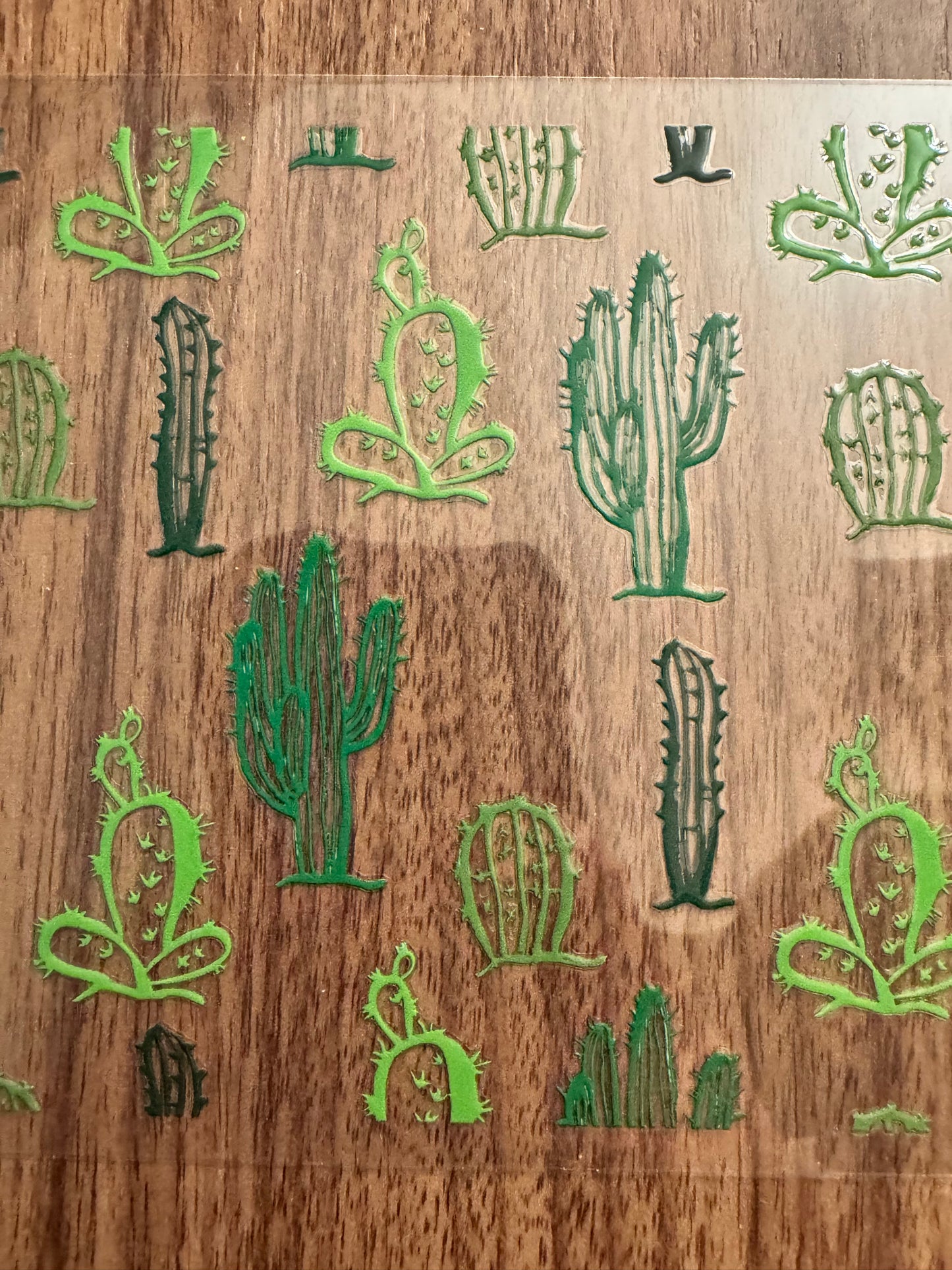 Green Cacti Cup Wrap