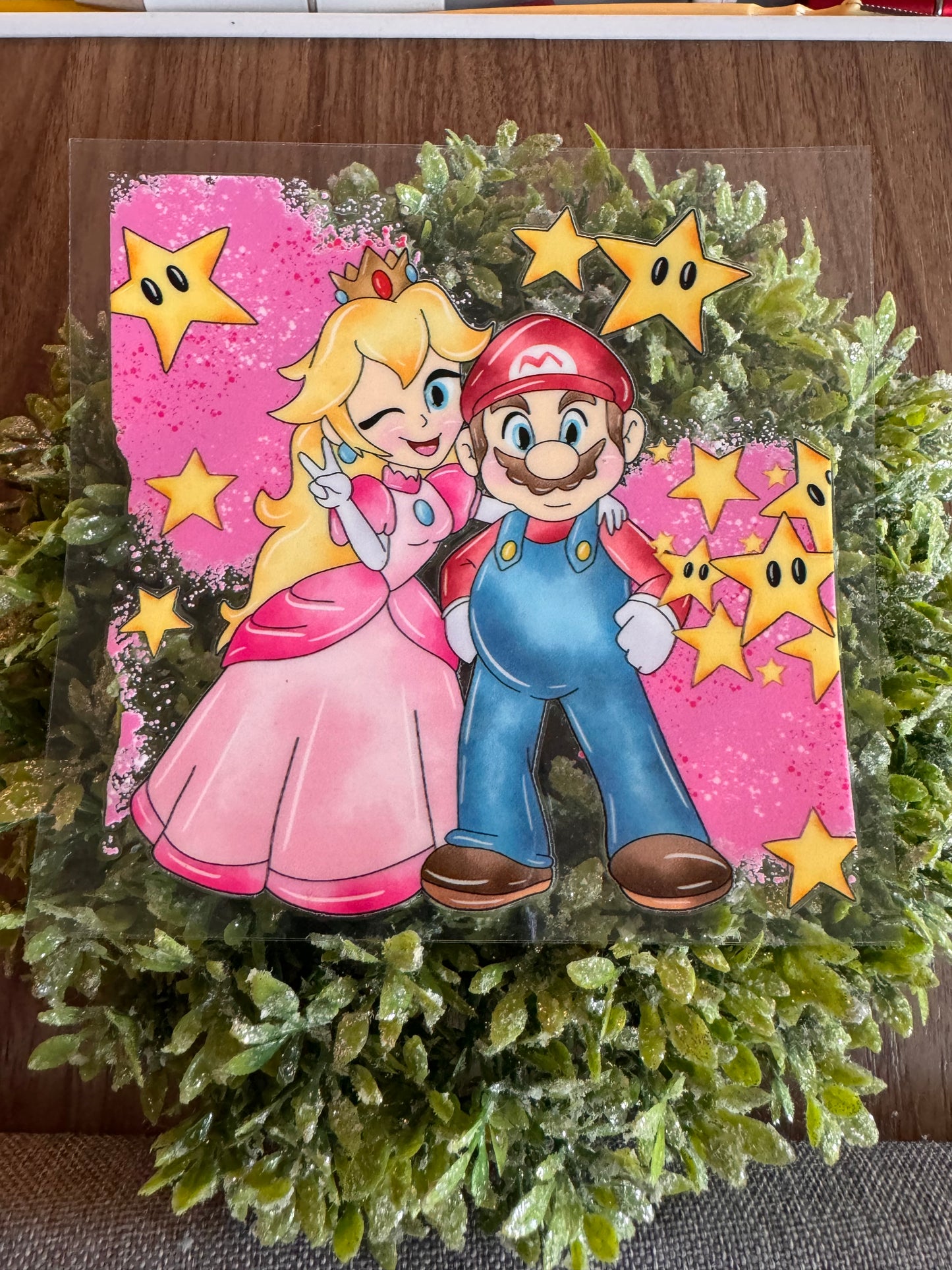 Mario & Princess Peach Decal