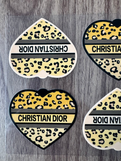 Leopard CD Boujee Hearts Cup Wrap