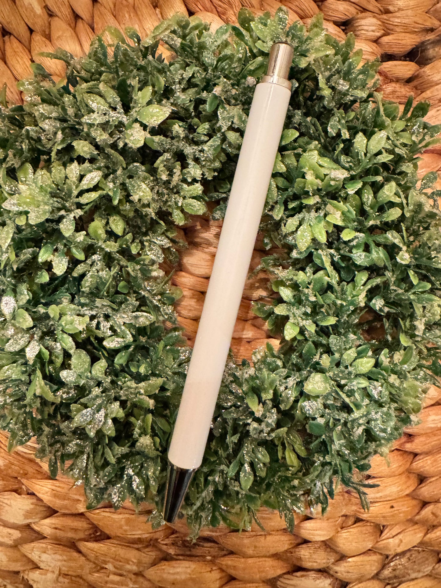 Solid White Wrap Pens (Metal)