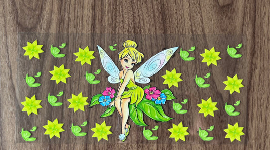 Sitting Green Fairy Cup Wrap