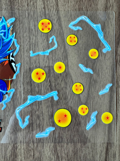 Electric Anime Dragon Guy Cup Wrap