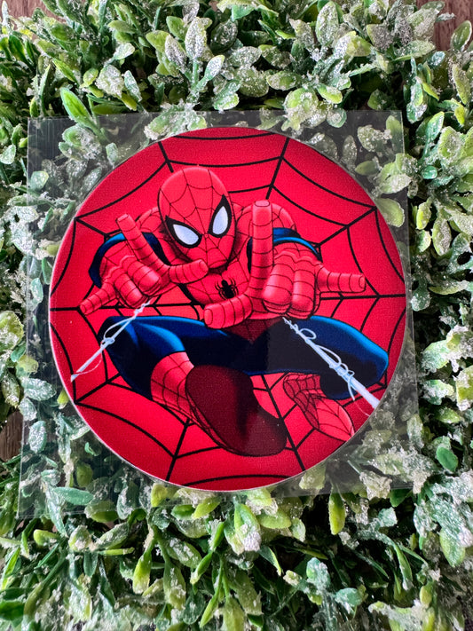 Spider Hero Circle Decal