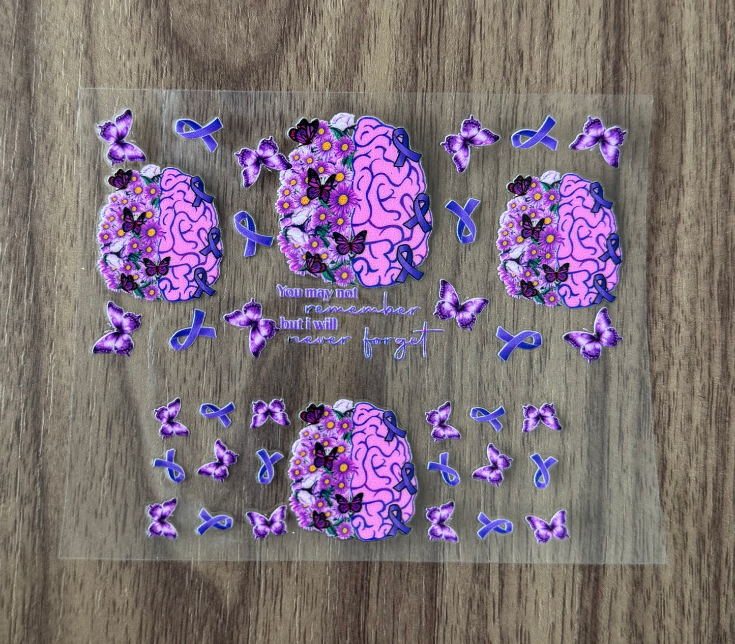 Purple Awareness Mini Wrap