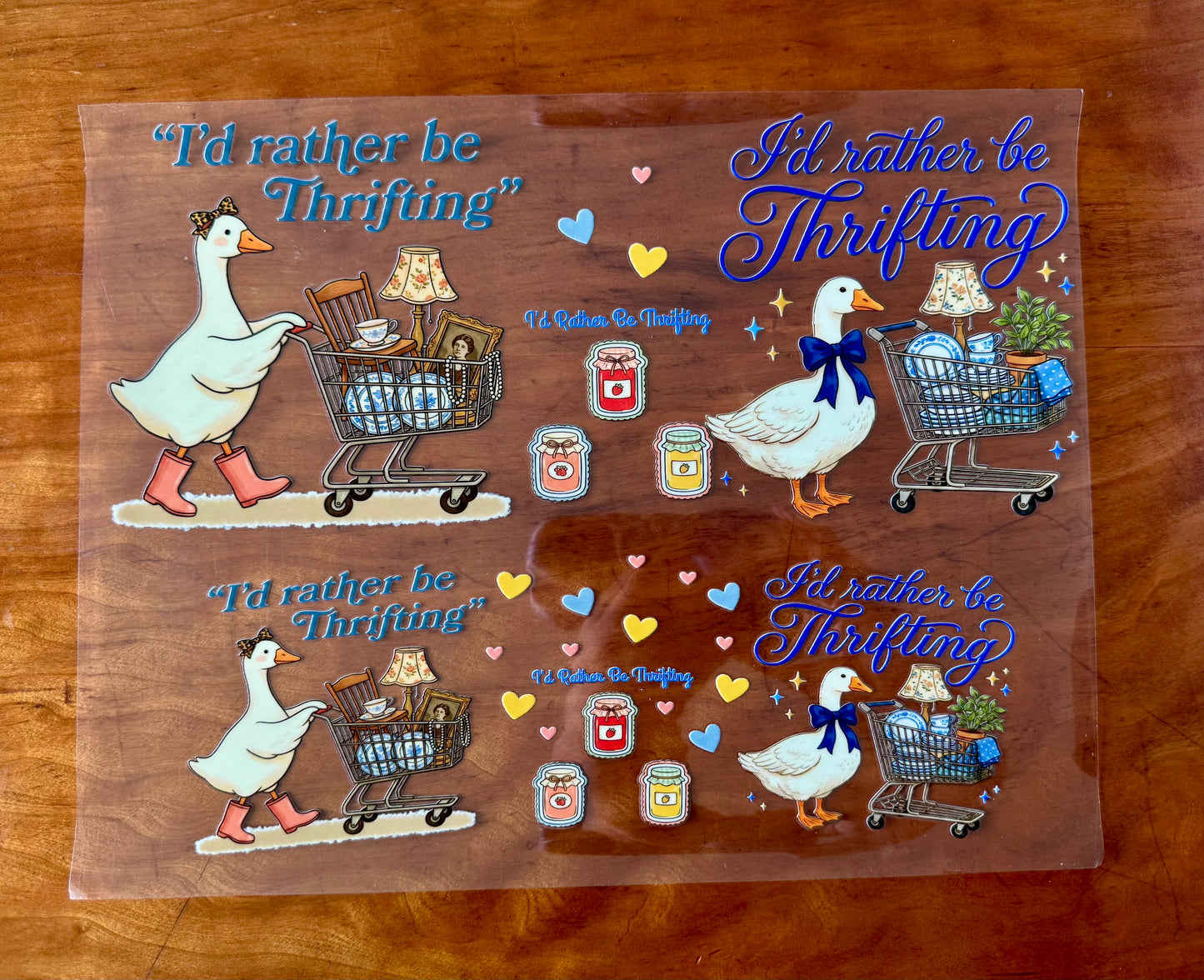 Thrifting Geese Cup Wrap