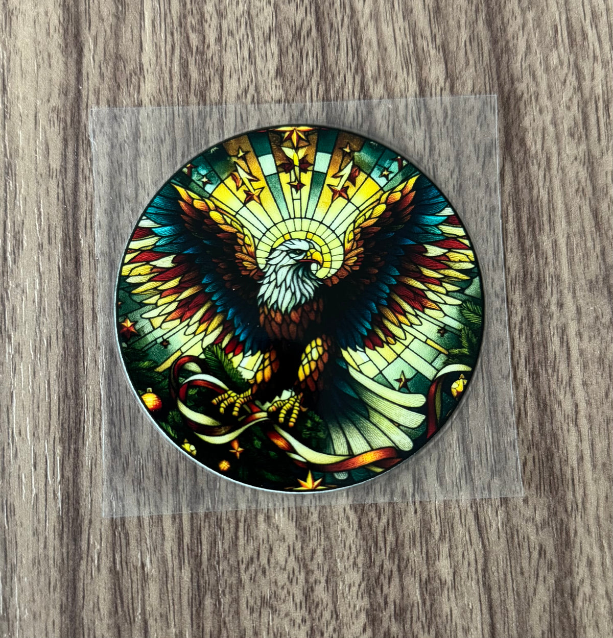 Bald Eagle Circle Decal