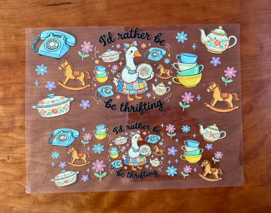 Rather Be Thrifting Cup Wrap