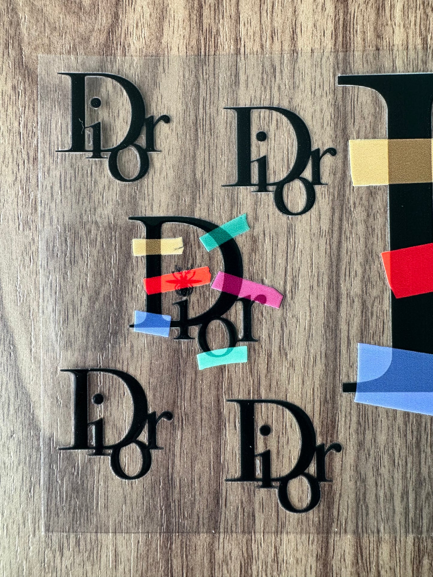 Colorful Tape D Boujee Cup Wrap