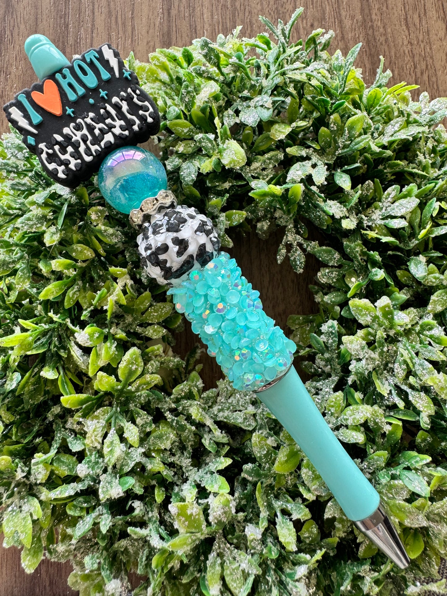 Teal Hot Cowboys Pen