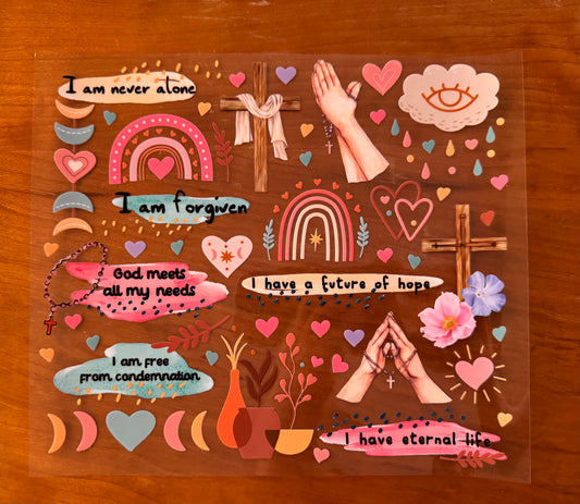 Religious Sayings Cup Wrap
