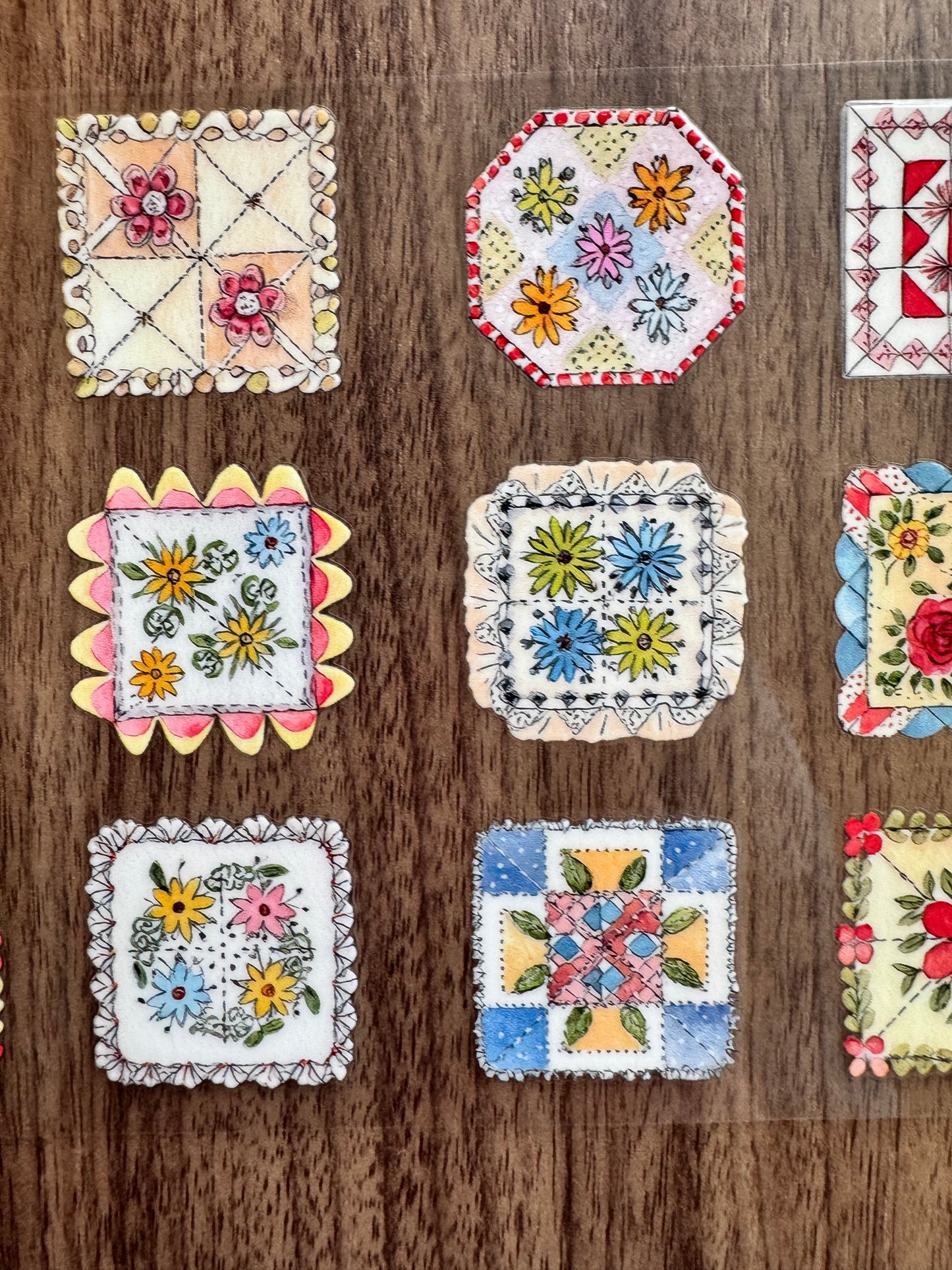 Flowery Patchwork Cup Wrap