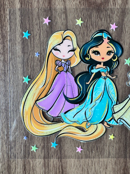 Cute Princesses Cup Wrap