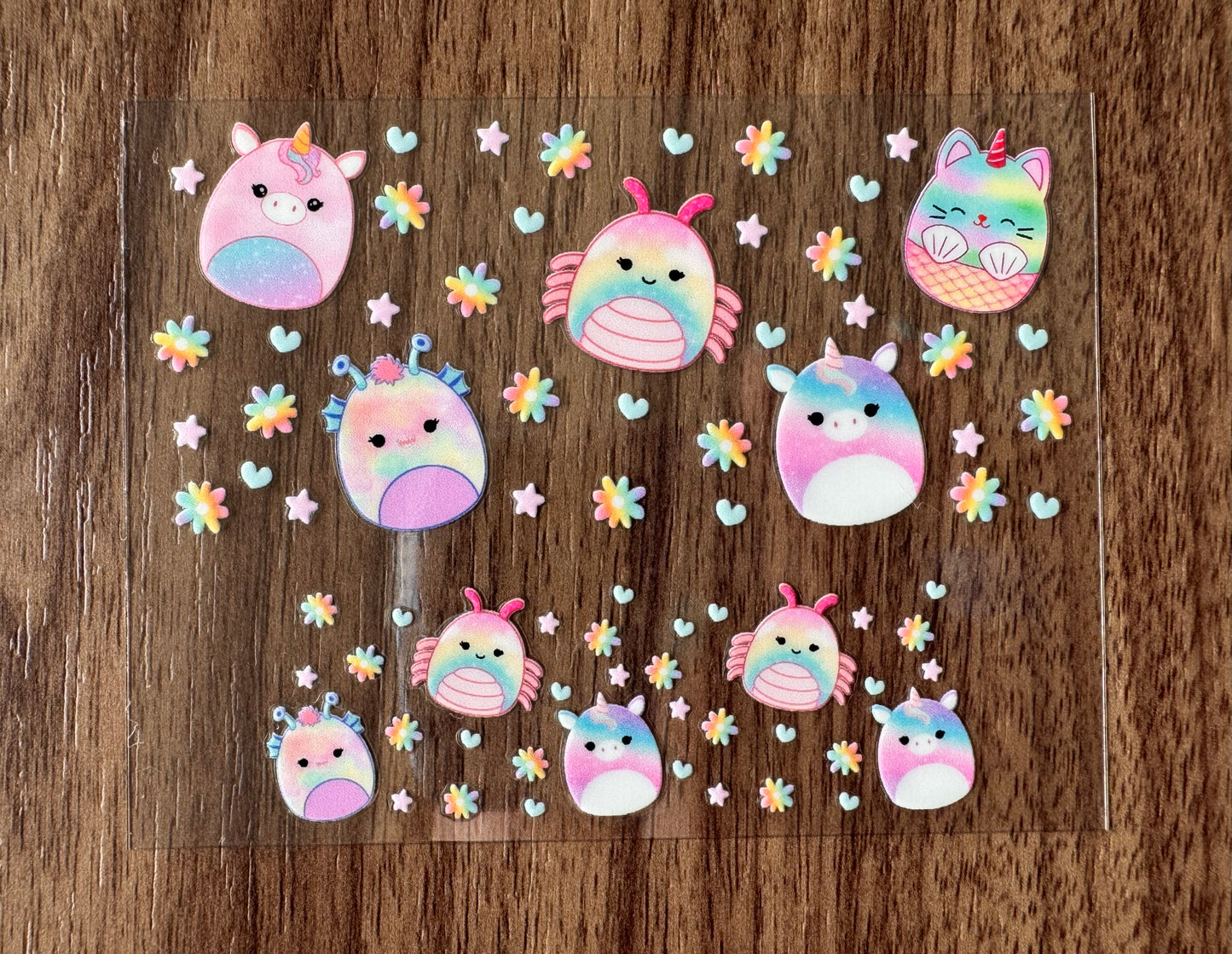 Colorful Marshmallow Animals Mini Wrap