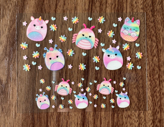 Colorful Marshmallow Animals Mini Wrap