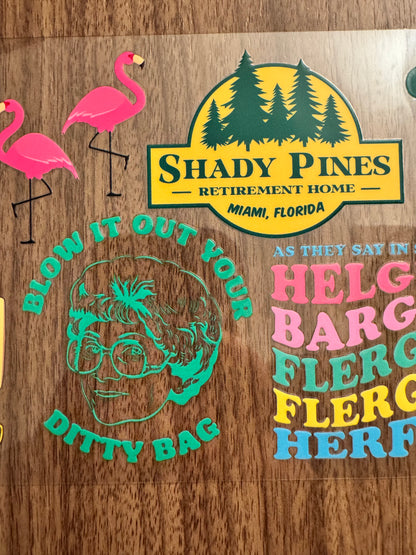 Golden Grannies Cup Wrap