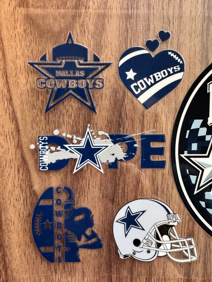 Dallas Football Helmet Cup Wrap