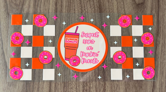 Suspect Donut Coffee Cup Wrap