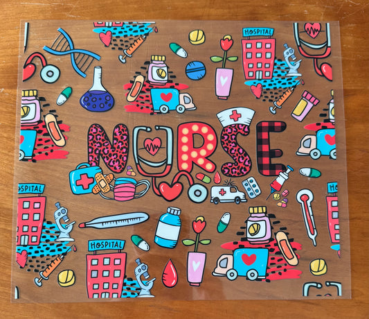 Red Nurse Cup Wrap