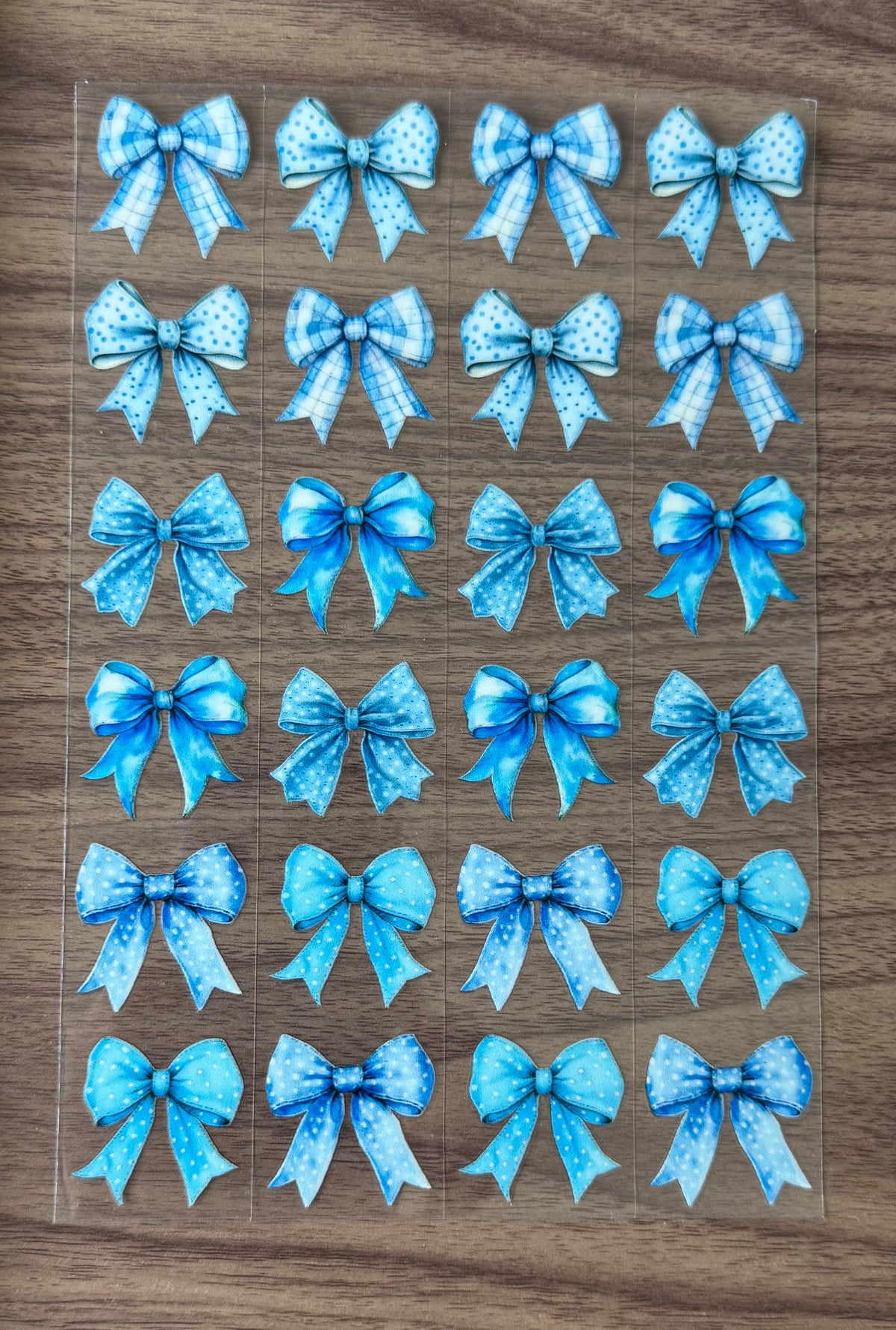 Blue Bows Sheet