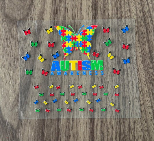 Autism Butterfly Mini Wrap
