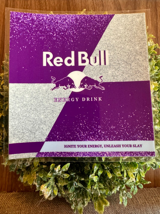 Purple Red Bull Decal