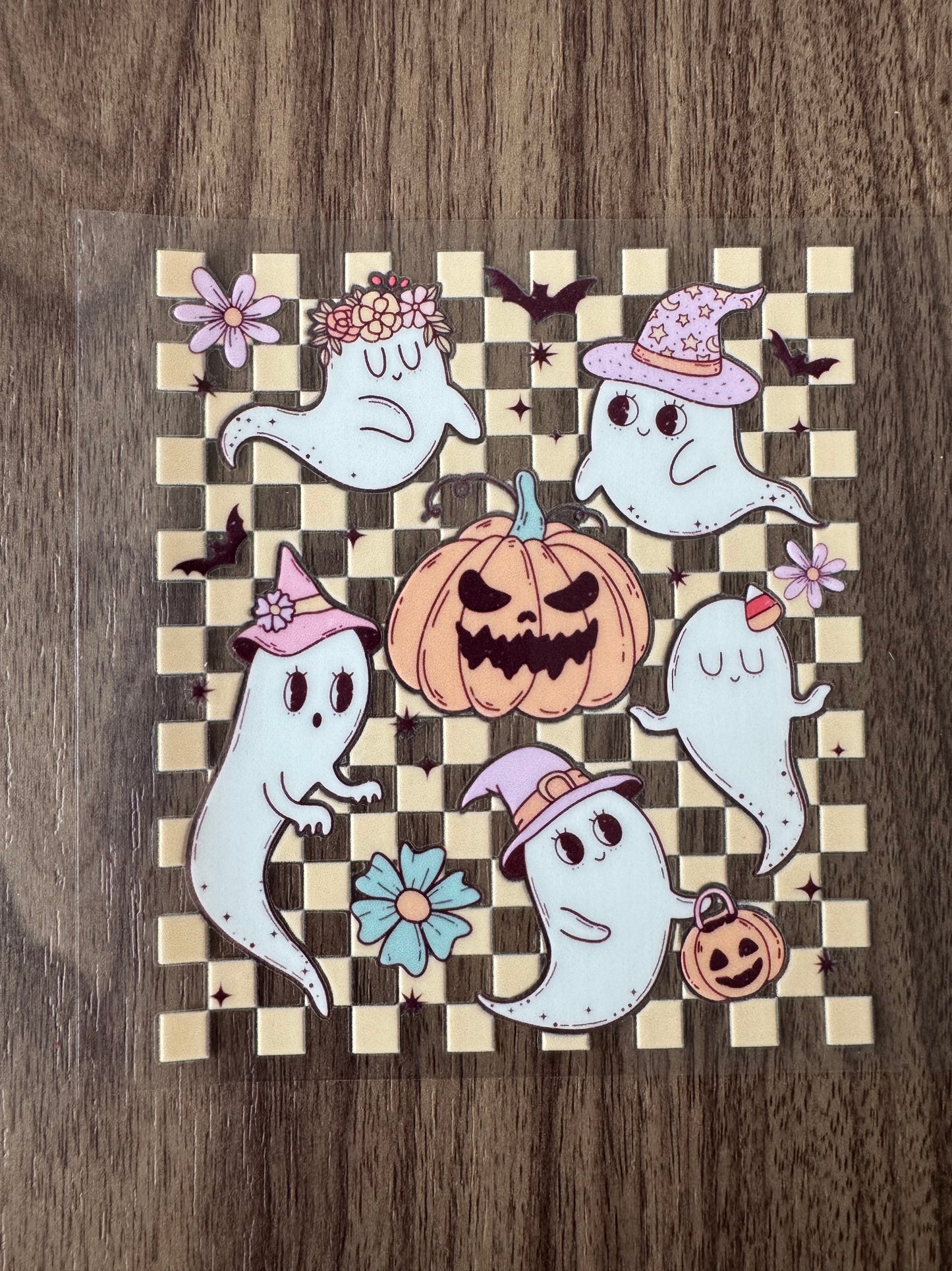 Checkered Halloween Decal Sheet