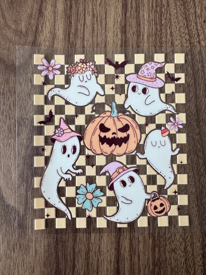 Checkered Halloween Decal Sheet