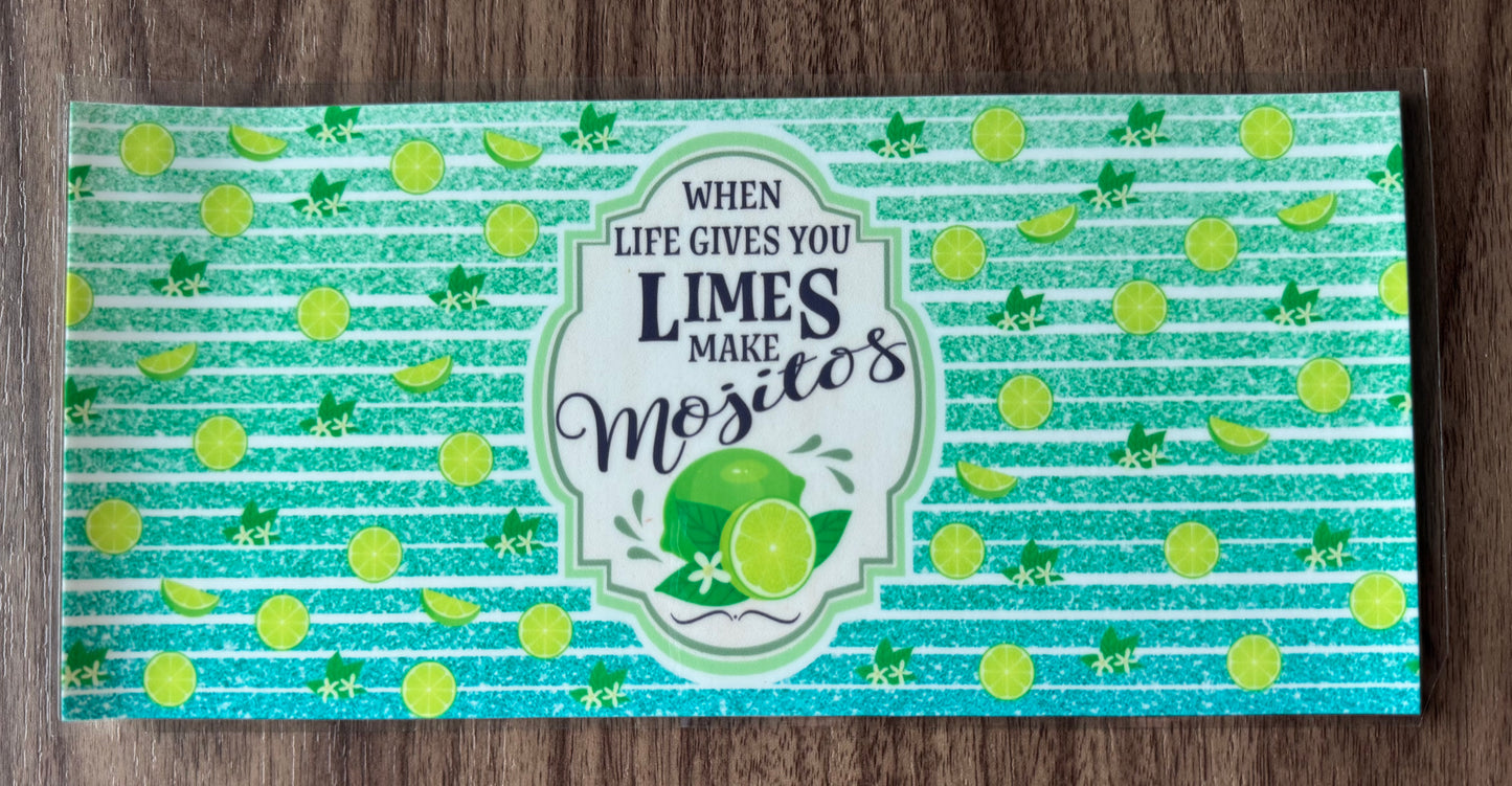Limes Make Mojitos Cup Wrap