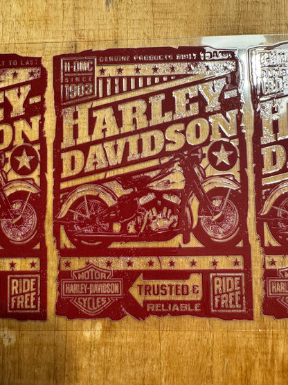 Red Motorcycle Cup Wrap