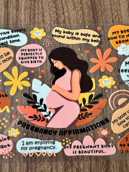 Pregnancy Affirmations Cup Wrap